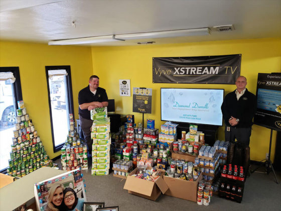 Vyve Thanksgiving Food Drive
