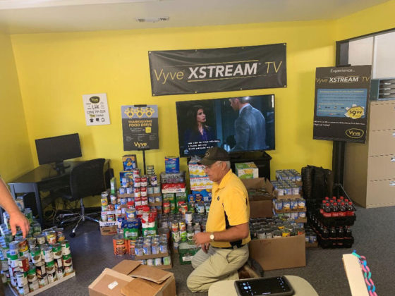 Vyve Thanksgiving Food Drive